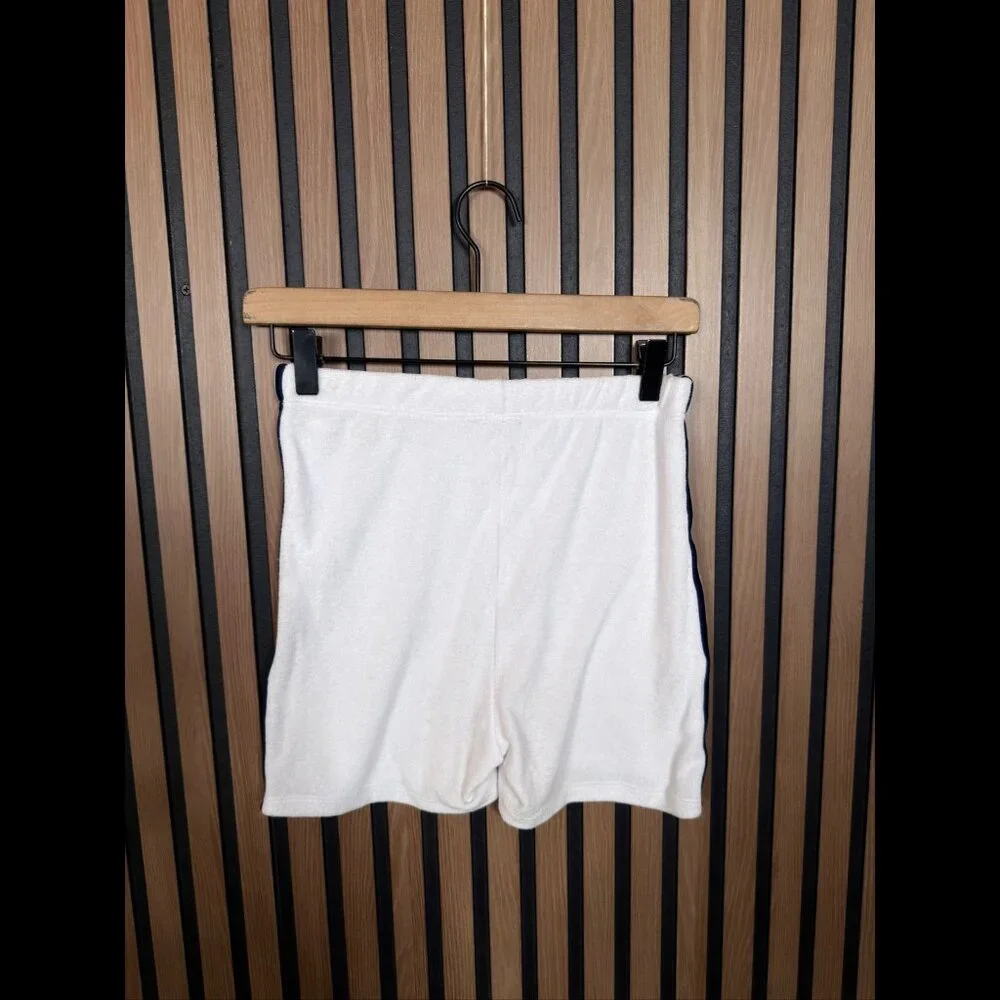 Free People Shorts Small Womens White Terry Cloth 3